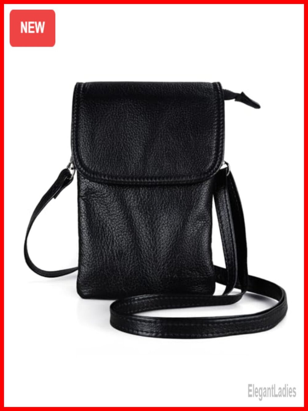 Genuine Leather Small Crossbody Bag for Women Cell Phone Purse Travel
